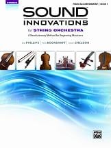 Sound Innovations for String Orchestra, Book 1 Piano string method book cover Thumbnail